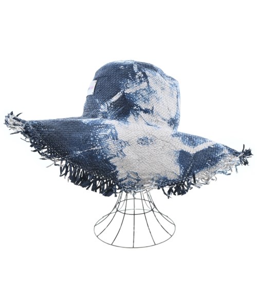 EMPORIO ARMANI(エンポリオアルマーニ)ストローハット 紺 サイズ:-/2200666469441