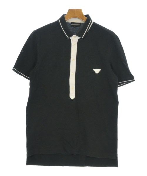 EMPORIO ARMANI(エンポリオアルマーニ)ポロシャツ 黒 サイズ:L/2200684134109
