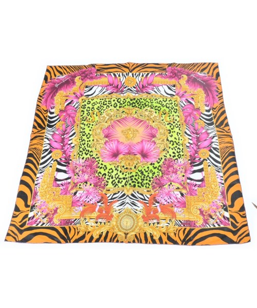 GIANNI VERSACE(ジャンニヴェルサーチ)バンダナ・スカーフ 黄 サイズ:-/2200663363223