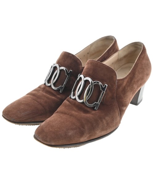 Salvatore Ferragamo(サルバトーレフェラガモ)ドレスシューズ/ローファー 茶 サイズ:8(25.5cm位)/2200677876221