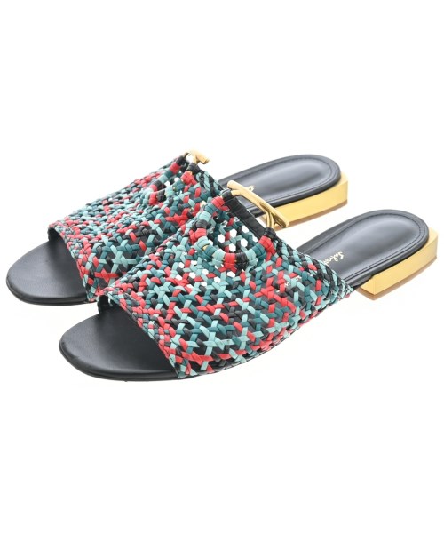 Salvatore Ferragamo(サルバトーレフェラガモ)サンダル 青 サイズ:6 1/2(24cm位)/2200681886025