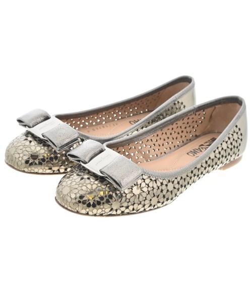 Salvatore Ferragamo(サルバトーレフェラガモ)パンプス ゴールド サイズ:4(21.5cm位)/2200697830142