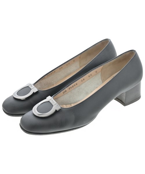 Salvatore Ferragamo(サルバトーレフェラガモ)パンプス 黒 サイズ:6 1/2(24cm位)/2200656259014