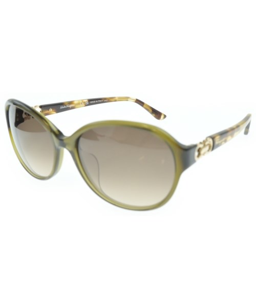 Salvatore Ferragamo(サルバトーレフェラガモ)サングラス カーキ サイズ:-/2200667033023