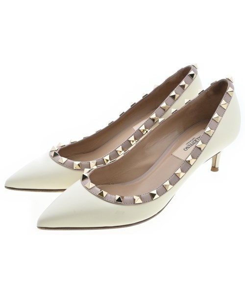 VALENTINO GARAVANI(ヴァレンティノガラヴァーニ)パンプス 白 サイズ:EU35(21.5cm位)/2200680266033
