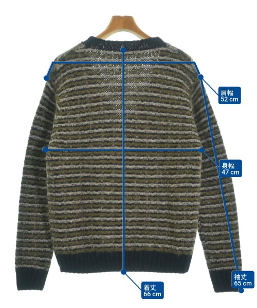 Cruciani（クルチアーニ）カーディガン カーキ サイズ:44(S位) メンズ/2200601879014