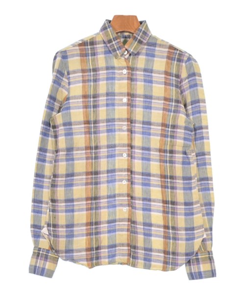 finamore(フィナモレ)カジュアルシャツ 黄 サイズ:40(M位)/2200582506046