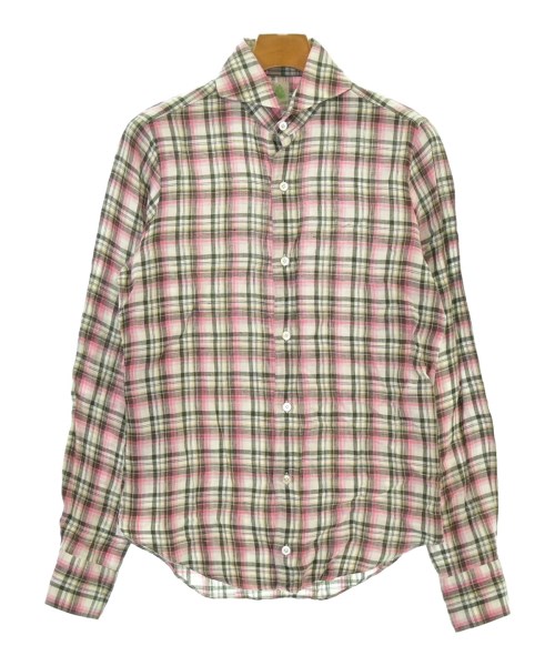 finamore(フィナモレ)カジュアルシャツ ピンク サイズ:S/2200663621071