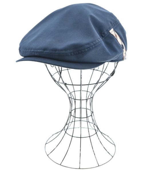 DAKS(ダックス)ハンチング・ベレー帽 紺 サイズ:L/2200683642193