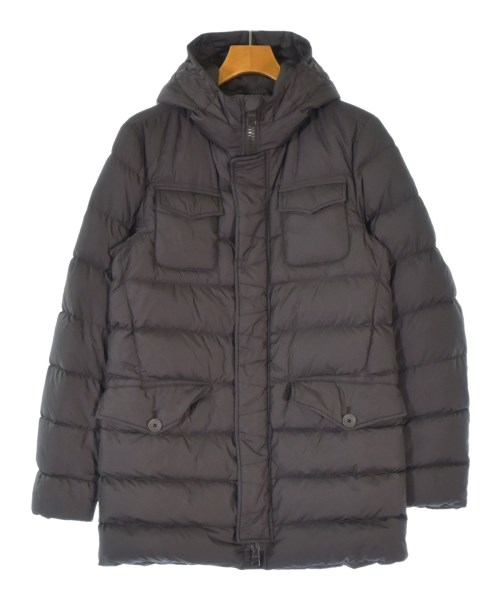 HERNO(ヘルノ)ダウンジャケット/ダウンベスト 茶 サイズ:46(M位)/2200665658020