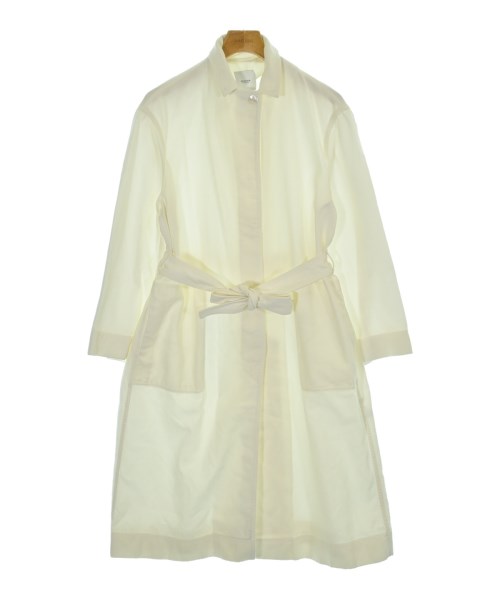 AGNONA(アニオナ)ステンカラーコート 白 サイズ:40(L位)/2200664948085