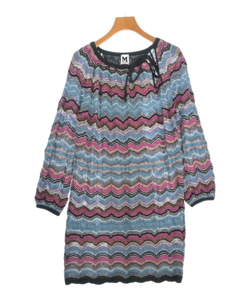 M MISSONI(エムミッソーニ)ワンピース 青 サイズ:40(M位)/2200671872069