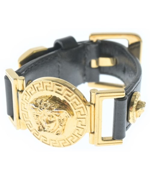 VERSACE(ヴェルサーチ)ブレスレット・バングル 黒 サイズ:-/2200700970100