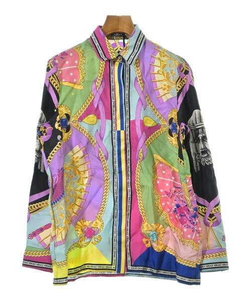 VERSACE(ヴェルサーチ)カジュアルシャツ 緑 サイズ:36(XS位)/2200670817023