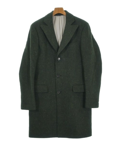 BALLANTYNE(バランタイン)チェスターコート カーキ サイズ:46(M位)/2200666196033