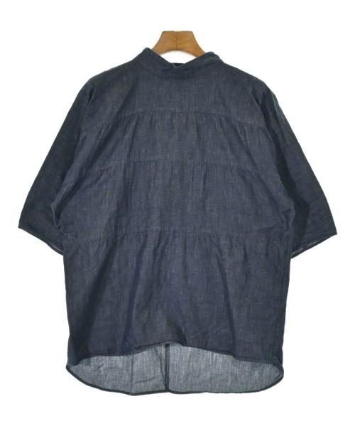 L'EQUIPE YOSHIE INABA(レキップヨシエイナバ)ブラウス 紺 サイズ:38(S位)/2200617482024