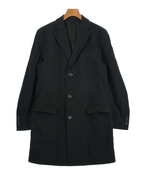Z Zegna(ジーゼニア)チェスターコート 黒 サイズ:46(M位)/2200638387018