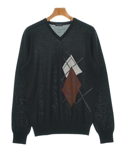 Z Zegna(ジーゼニア)ニット・セーター 黒 サイズ:M/2200688456146