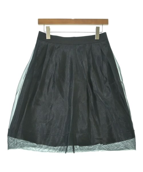 LANVIN COLLECTION(ランバンコレクション)ひざ丈スカート 黒 サイズ:40(M位)/2200626707217