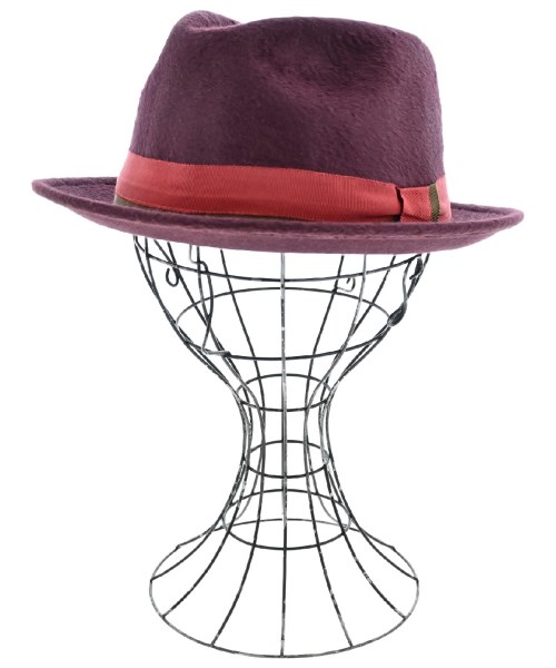 LANVIN COLLECTION(ランバンコレクション)ハット 赤 サイズ:F/2200533808540