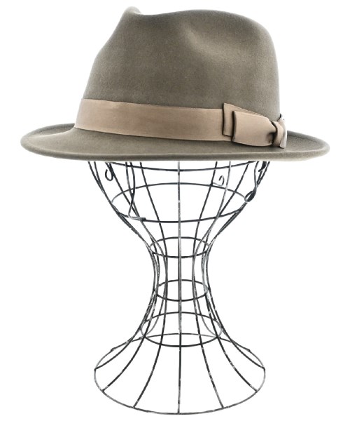 LANVIN COLLECTION(ランバンコレクション)ハット カーキ サイズ:L/2200533808601