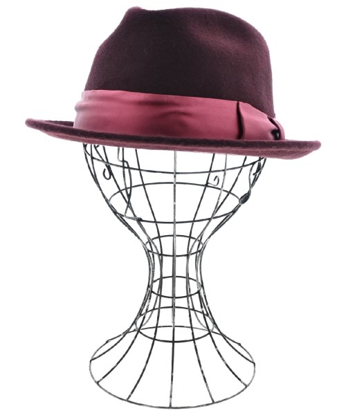 LANVIN COLLECTION(ランバンコレクション)ハット 赤 サイズ:L/2200533808632