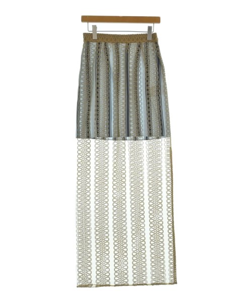 BURBERRY(バーバリー)ロング・マキシ丈スカート 茶 サイズ:38(S位)/2200663230389