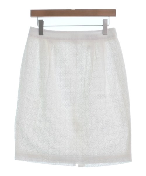 Brooks Brothers(ブルックスブラザーズ)ひざ丈スカート 白 サイズ:6(L位)/2200453435093