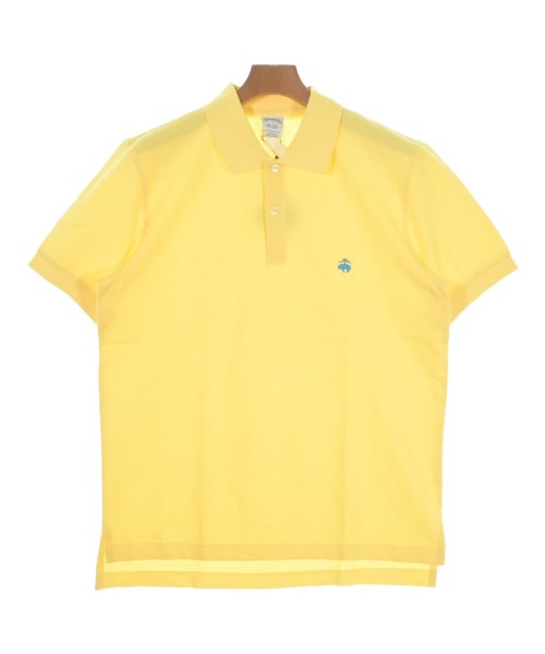 Brooks Brothers(ブルックスブラザーズ)ポロシャツ 黄 サイズ:L/2200627918490