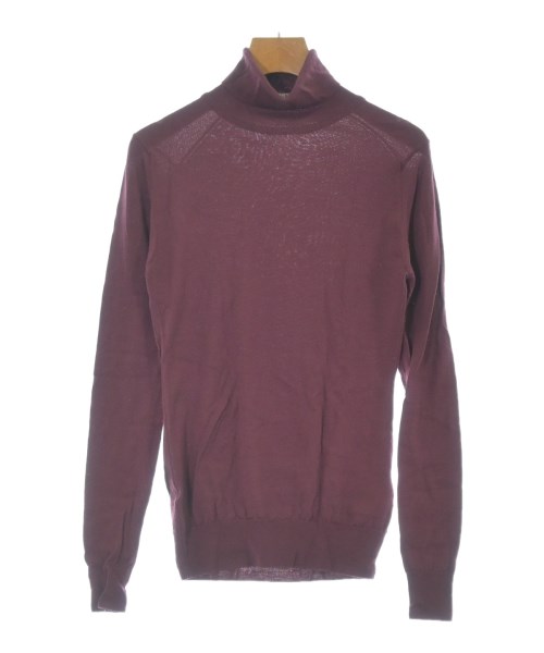 JOHN SMEDLEY(ジョンスメドレー)ニット・セーター 赤 サイズ:S/2200669000092