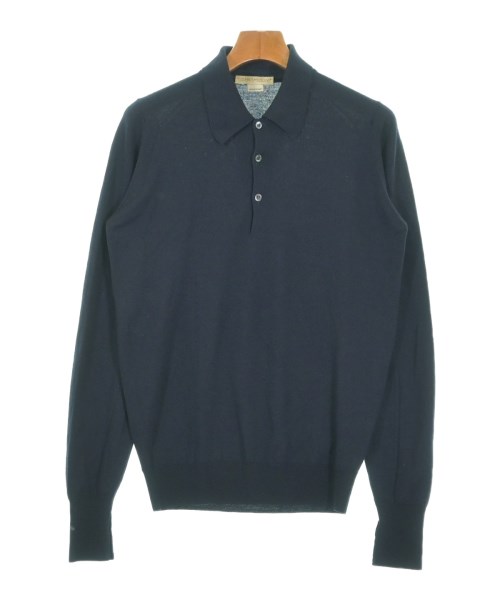 JOHN SMEDLEY(ジョンスメドレー)ニット・セーター 紺 サイズ:S/2200670155231