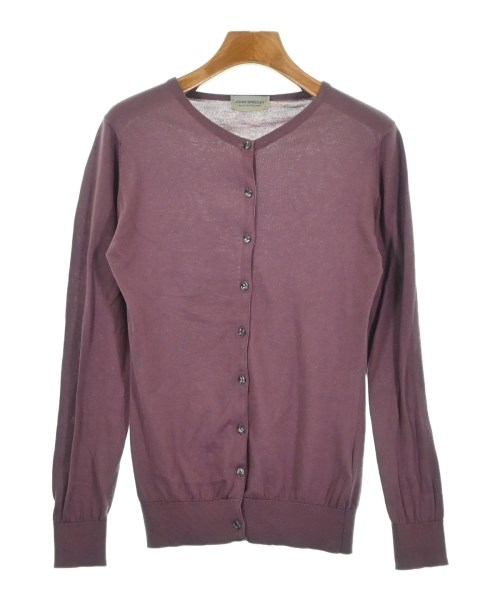 JOHN SMEDLEY(ジョンスメドレー)カーディガン 紫 サイズ:S/2200676001037