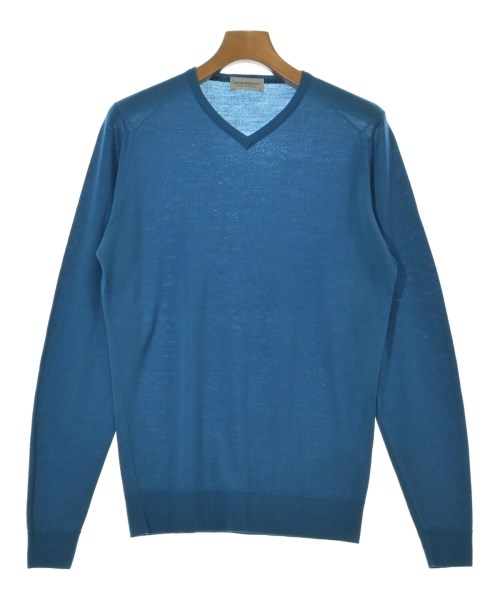 JOHN SMEDLEY(ジョンスメドレー)ニット・セーター 青 サイズ:M/2200674475113