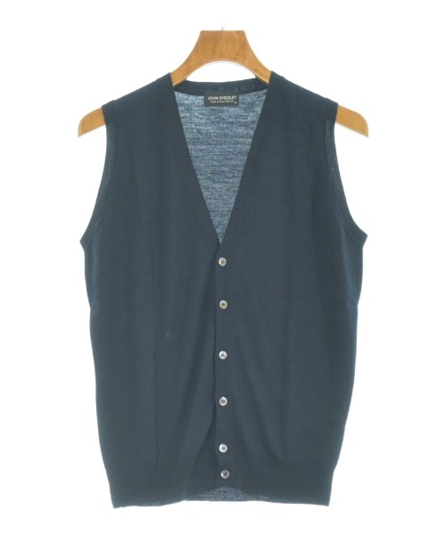 JOHN SMEDLEY(ジョンスメドレー)ベスト 紺 サイズ:M/2200663236060