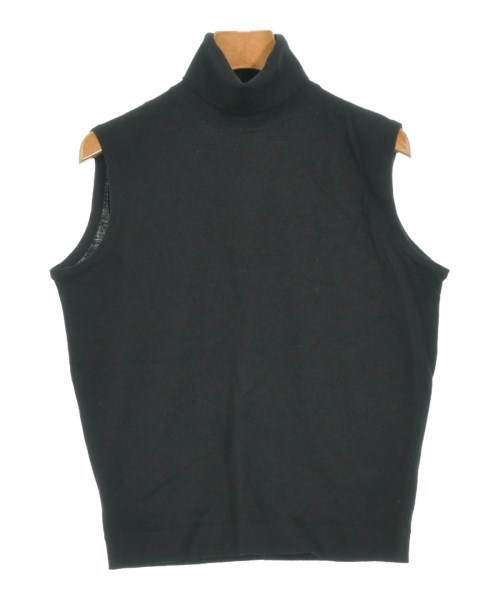 JOHN SMEDLEY(ジョンスメドレー)ベスト/ノースリーブ 黒 サイズ:L/2200675609081