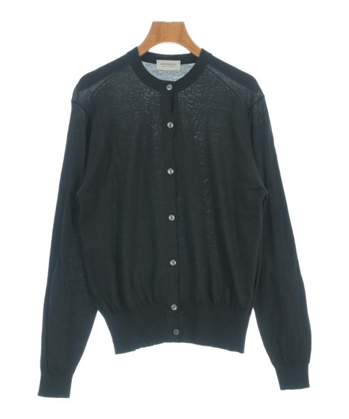 JOHN SMEDLEY(ジョンスメドレー)カーディガン 黒 サイズ:L/2200684189086