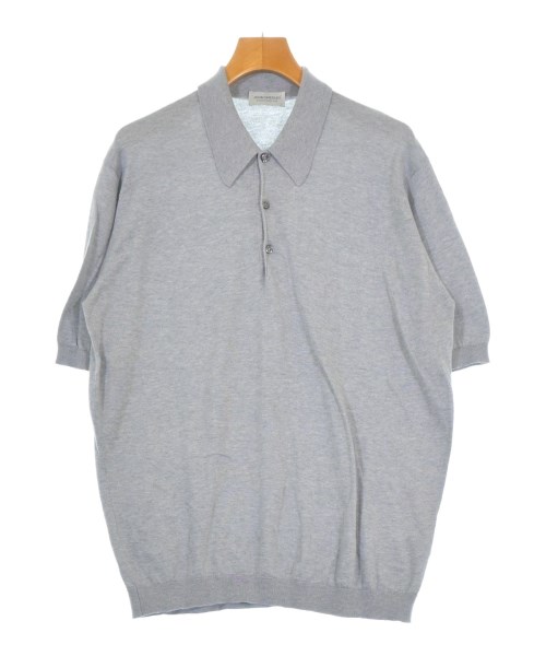 JOHN SMEDLEY(ジョンスメドレー)ポロシャツ グレー サイズ:L/2200683775051