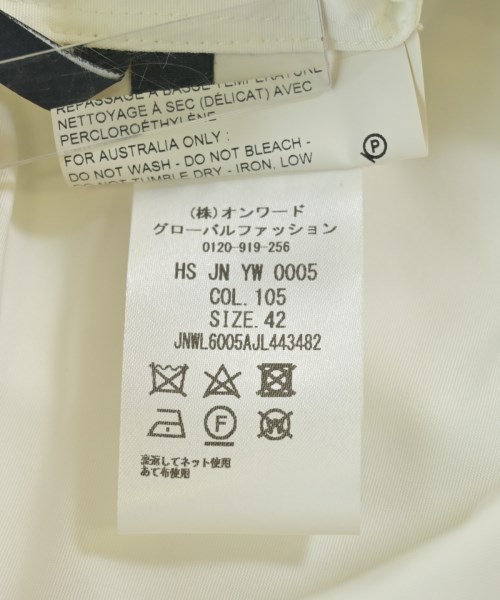 JIL SANDER NAVY（ジルサンダーネイビー）カジュアルシャツ 白 サイズ:42(M位) レディース/2200708011072