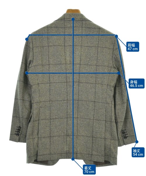 TAGLIATORE（タリアトーレ）カジュアルジャケット 茶 サイズ:44(S位) メンズ/2200589943059