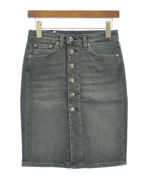 DONDUP(ダンダップ)ひざ丈スカート グレー サイズ:26(M位)/2200613699037