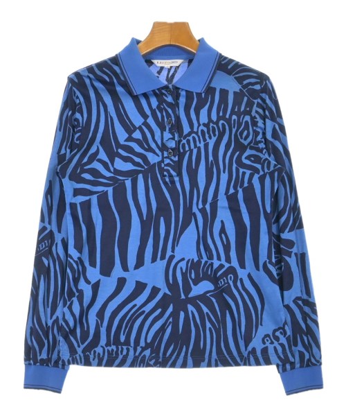 LEONARD SPORT(レオナール　スポーツ)ポロシャツ 青 サイズ:40(M位)/2200629587045