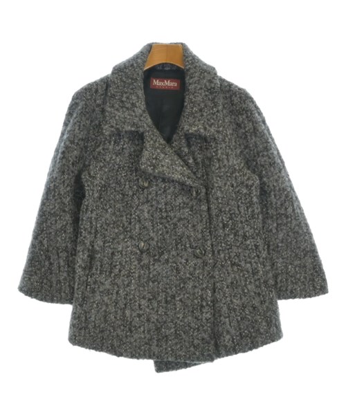Max Mara STUDIO(マックスマーラ　ストゥーディオ)ピーコート グレー サイズ:42(M位)/2200674596054