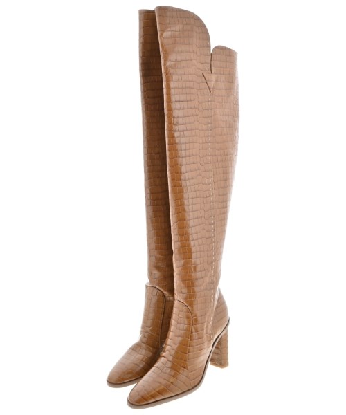 Max Mara(マックスマーラ)ブーツ 茶 サイズ:EU35(21.5cm位)/2200642442017