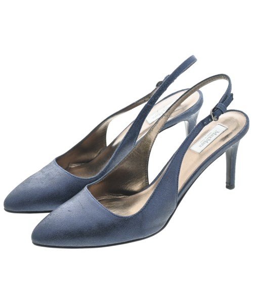 Max Mara(マックスマーラ)パンプス 紺 サイズ:EU37 1/2(24cm位)/2200689227103