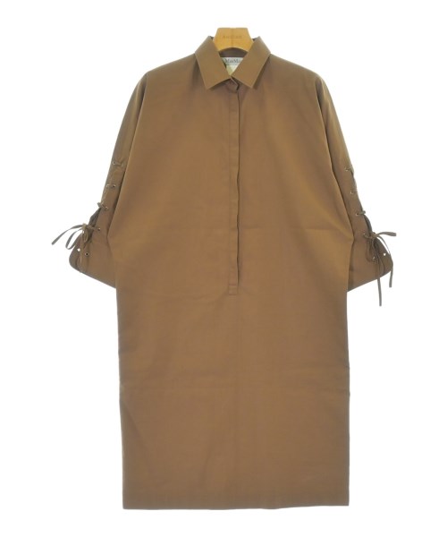 Max Mara(マックスマーラ)シャツワンピース 茶 サイズ:40(M位)/2200692477601