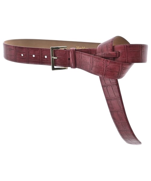 Max Mara(マックスマーラ)ベルト 赤 サイズ:S/2200682353274