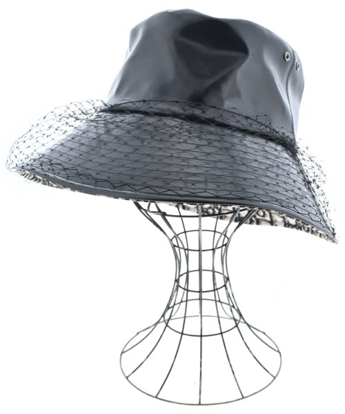 Christian Dior(クリスチャンディオール)ハット 黒 サイズ:58/2200620697057