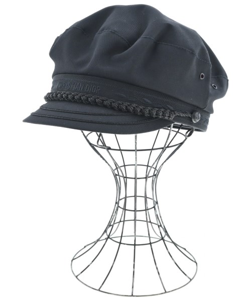 Christian Dior(クリスチャンディオール)ハンチング・ベレー帽 黒 サイズ:58/2200646647029