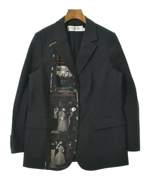 Christian Dior(クリスチャンディオール)テーラードジャケット 黒 サイズ:42(M位)/2200651149044