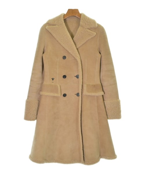Christian Dior(クリスチャンディオール)ムートンコート ベージュ サイズ:38(S位)/2200702421020